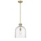 Z-Lite Pearson 1 Light Pendant, Rubbed Brass And Clear Seedy 817-12RB - alternate 5